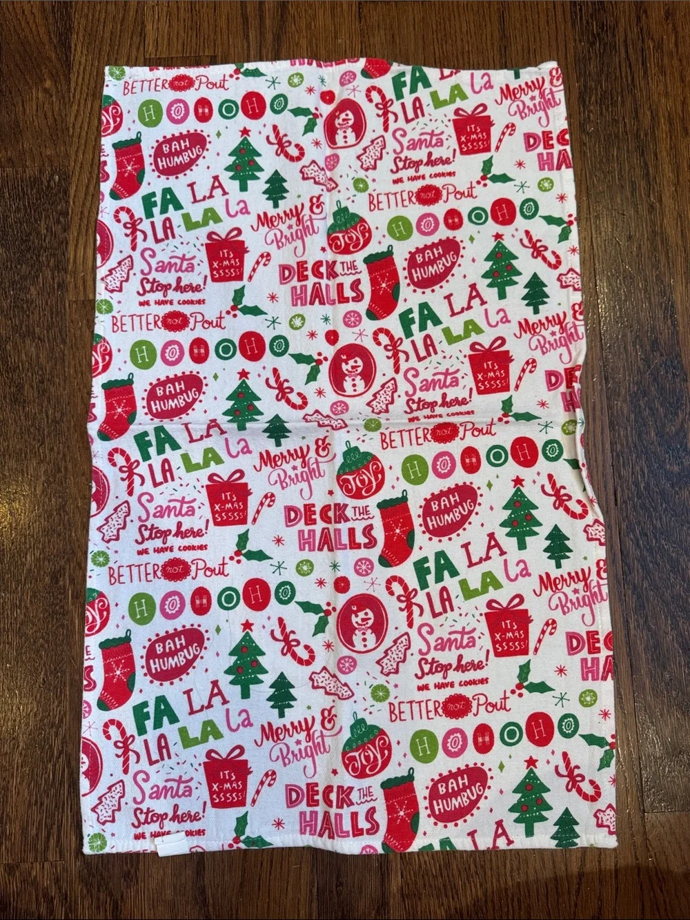 Holiday Kitchen Towel Set of 4- 100% Cotton